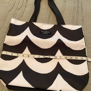 Clinique limited edition black & white tote bag